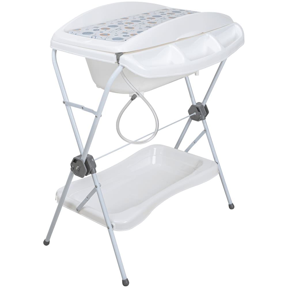 Banheira de Bebe Kiddo com Trocador Desmontavel Shower Grafite
