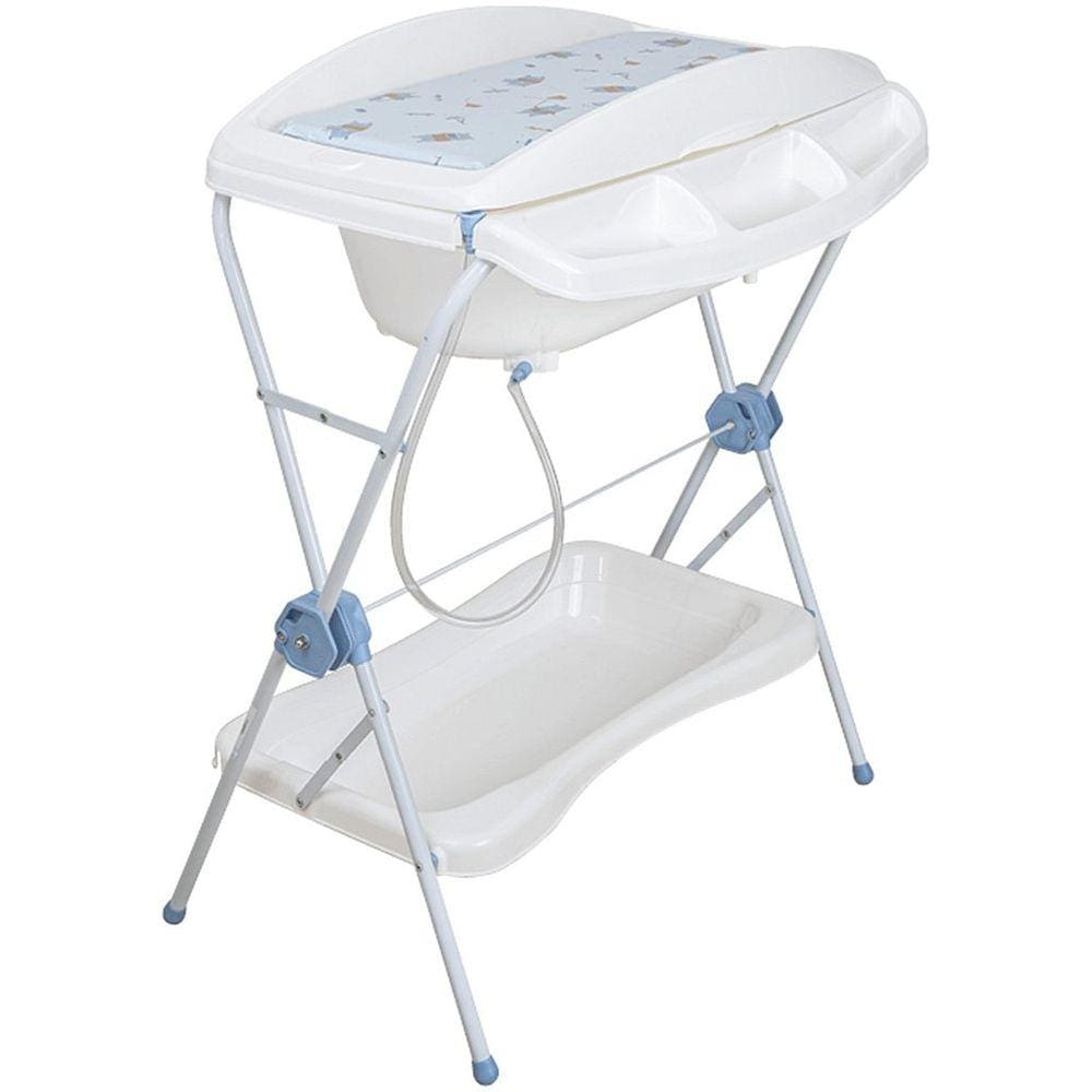 Banheira de Bebe Kiddo com Trocador Desmontavel Shower Azul