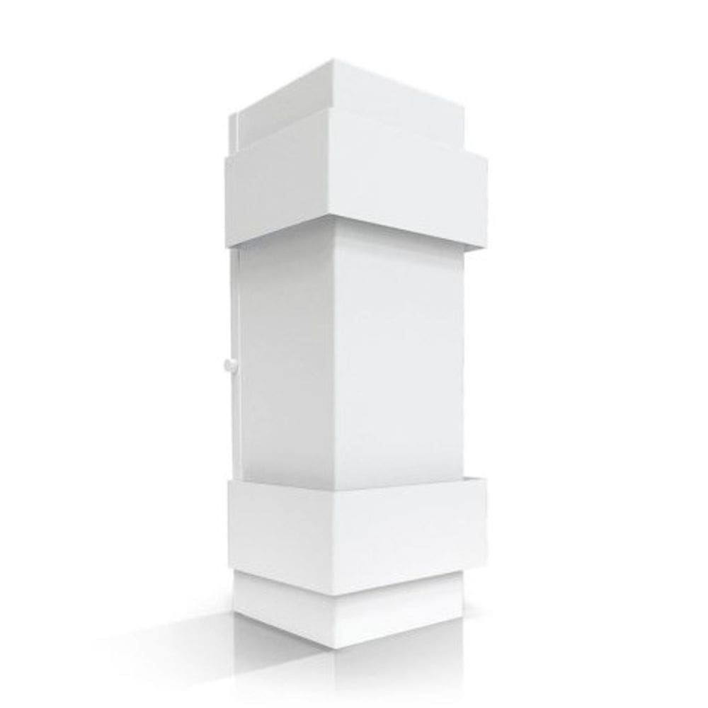 Arandela Maine Bangor Sobrepor Branca 2Xg9 Lumanti