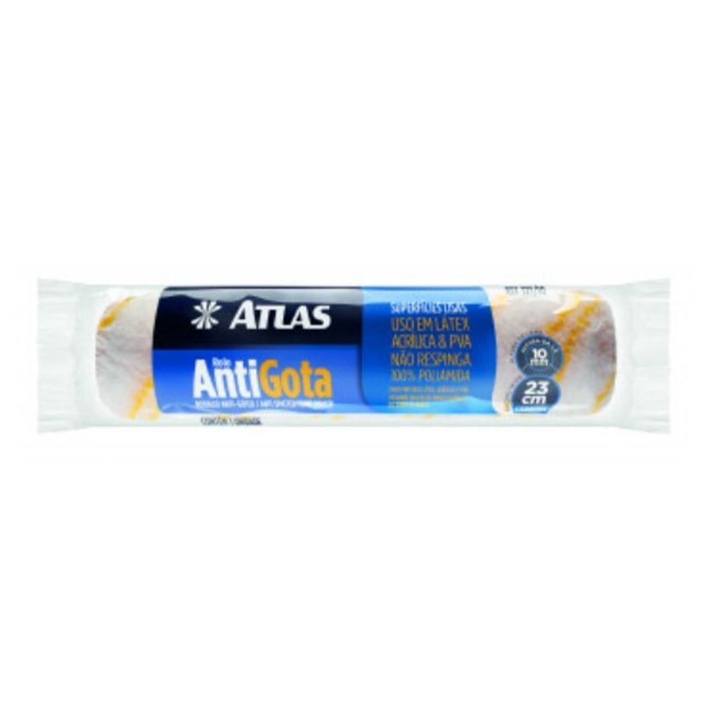 Rolo Pintura Anti Gota 23Cm Atlas