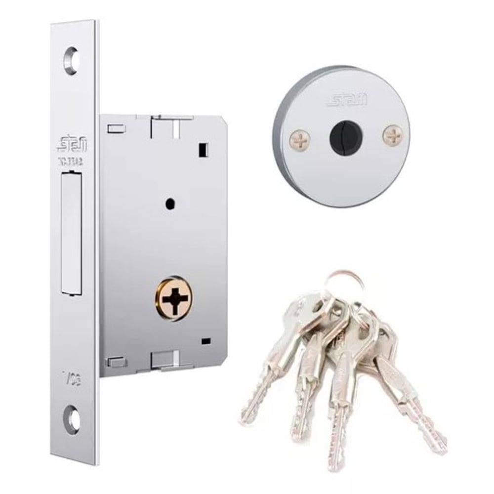 Fechadura Auxiliar Tetra Inox Stam 1004