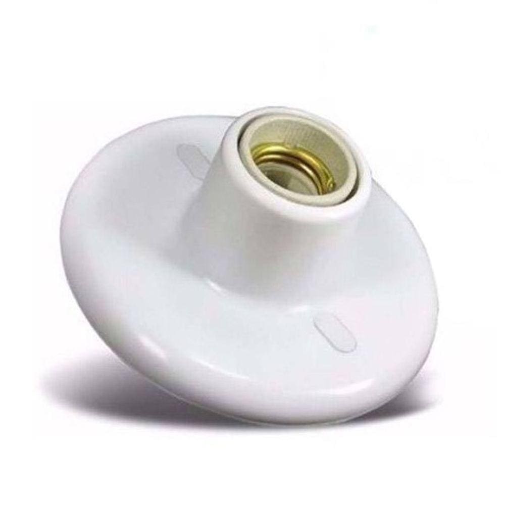 Plafonier Base Porcelana Branco Blumenau