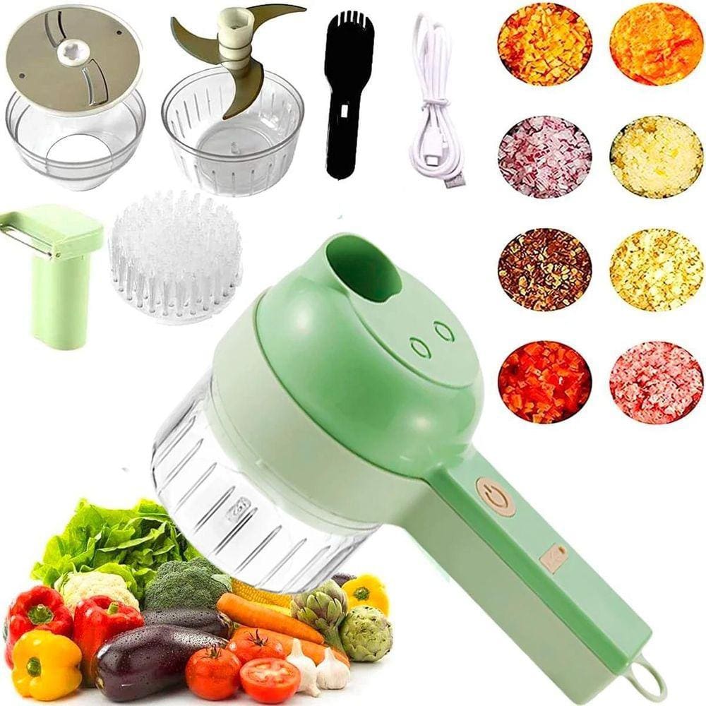 Mini Processador Alimentos 4 Em 1 Cozinha Eficiente E Rápida