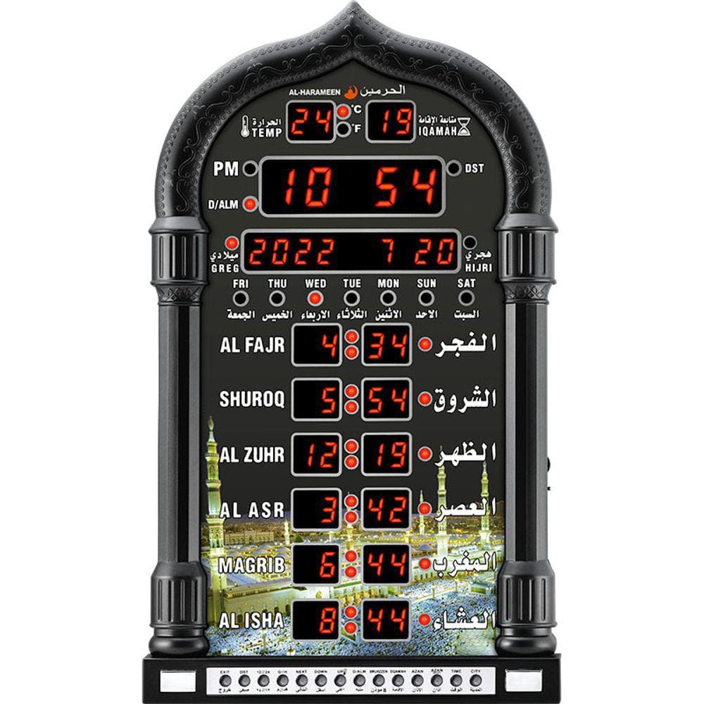Relógio de parede Relógio de mesa simples com display LED e calendário