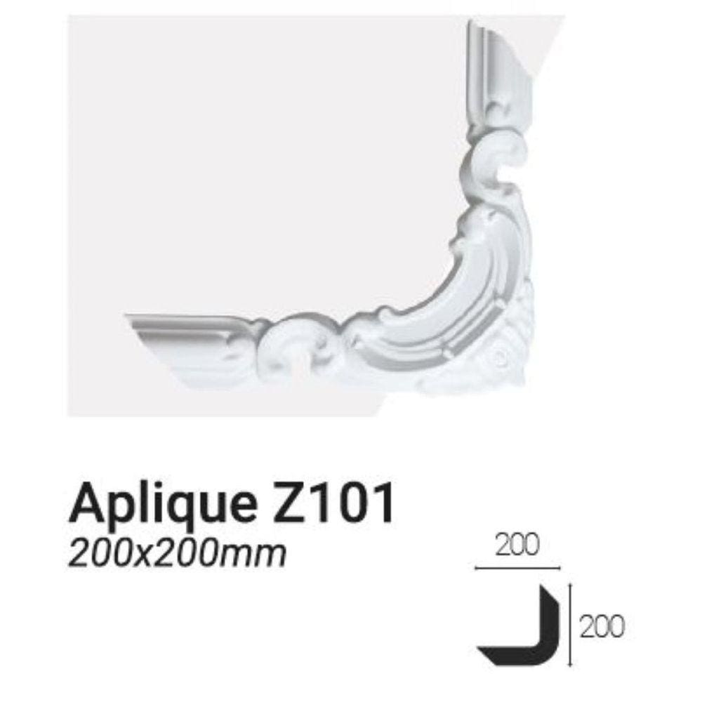 Acabamento Z101 - para Kit Boiserie S4 - 4 Cantos Branco