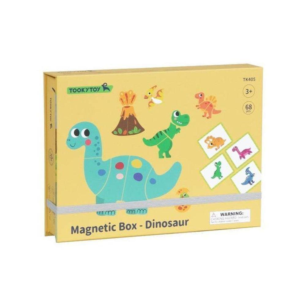 Caixa Magnética Dinossauros Tooky Toy