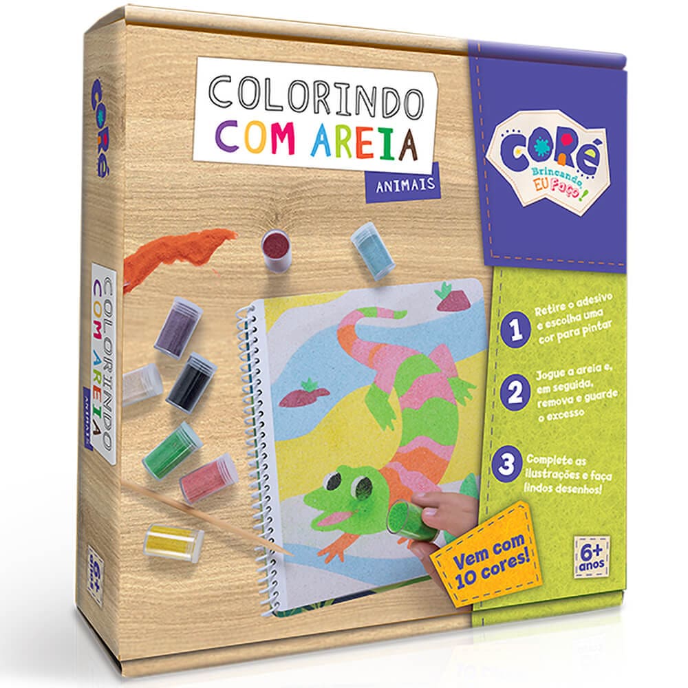 Colorindo Com Areia Animais Toyster