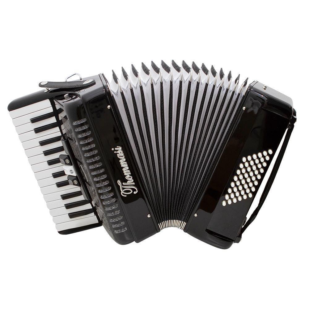 Acordeon 48 Baixos 26 Teclas TA 4803 Preto Thommasi