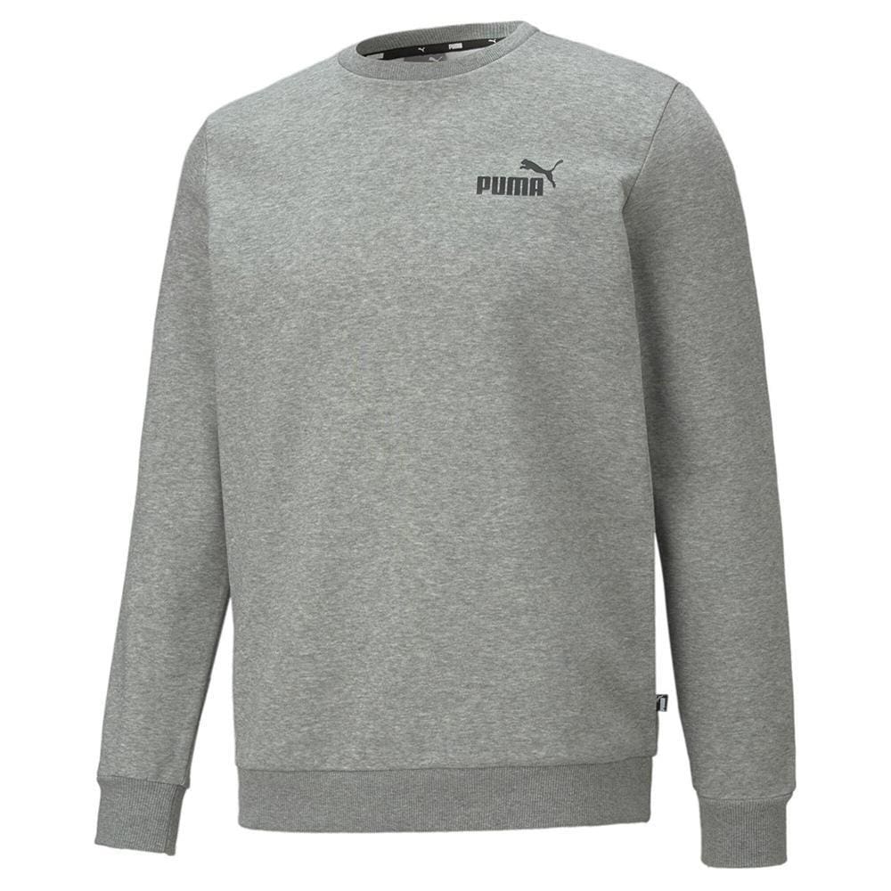 Moletom Puma Careca Ess Small Logo Masculino Medium Gray