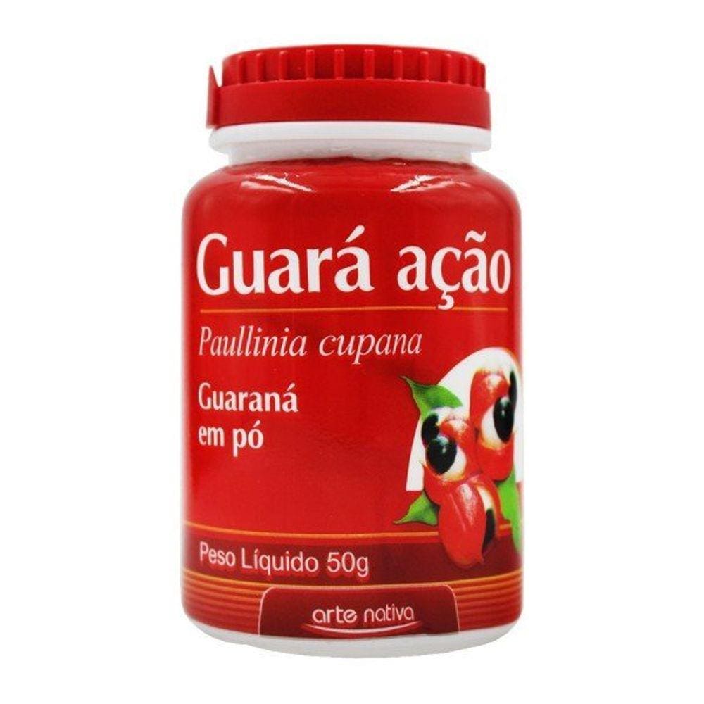 Guaraná em Pó 50g (GuaraAção): Energia Natural para Seu Dia!