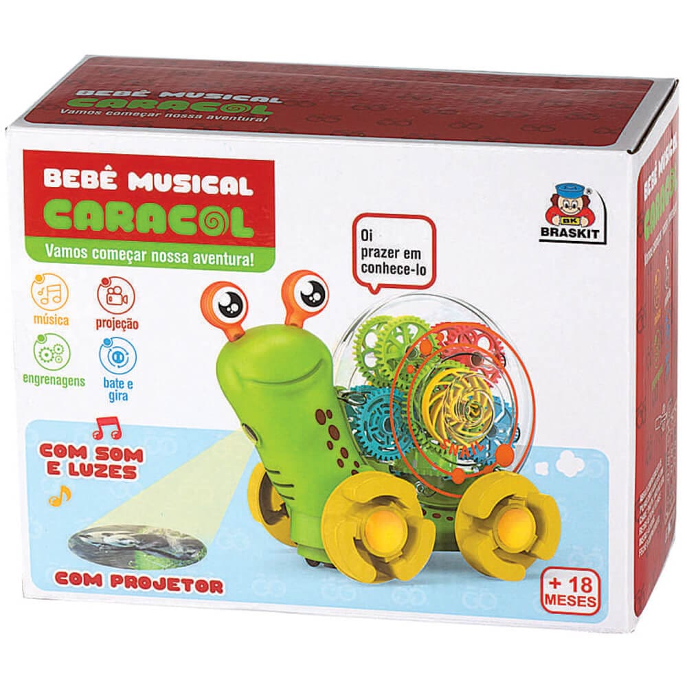 Bebe Musical Caracol Braskit