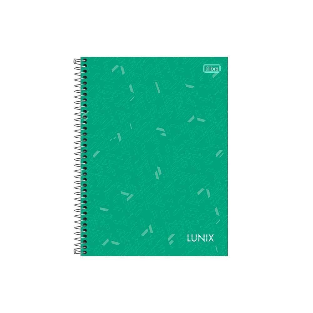 Caderneta Espiral Capa Dura 80 Folhas Verde - Lunix