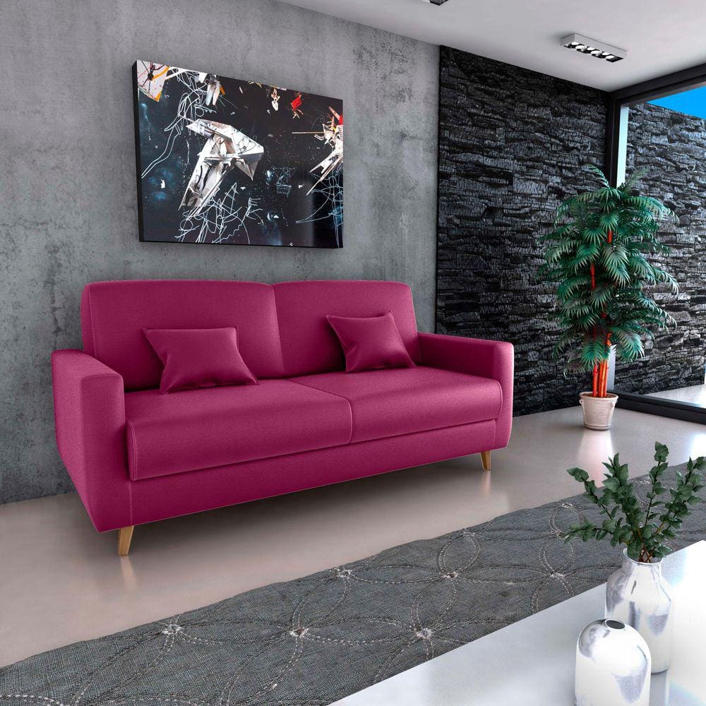 Sofá Cama Emilia Turkey Marsala F445 - Matrix