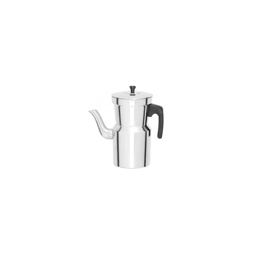 Cafeteira Em Aluminio Com Cabo De Baquelite - Jarra Para Cafe Em Aluminio - Capacidade 1,30 L
