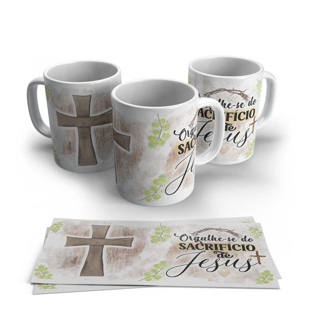 Caneca de Porcelana Pascoa modelo 59