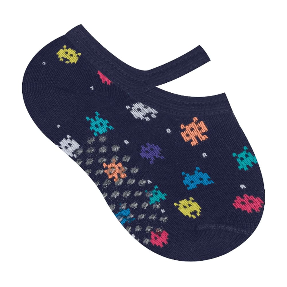 Meia Sapatilha Selene Infantil Game 17 A 20 Antiderrapante