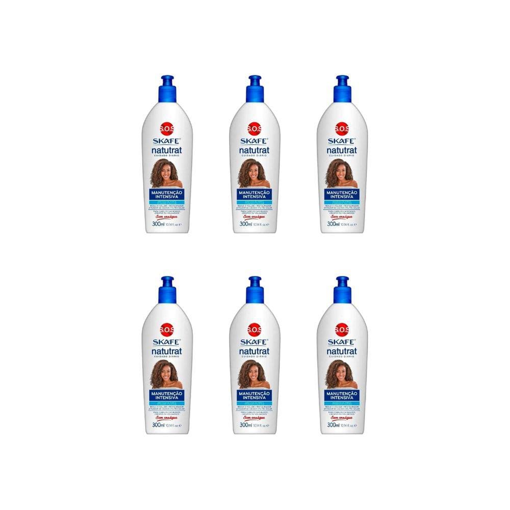 Sos Natutrat Manutençao Intensiva Skafe 300ml-Kit C/6un