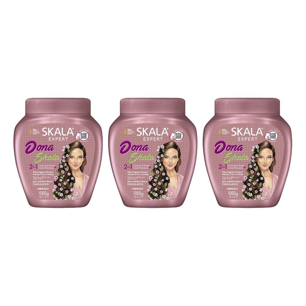 Creme Skala 1kg Dona Skala-Kit C/3un