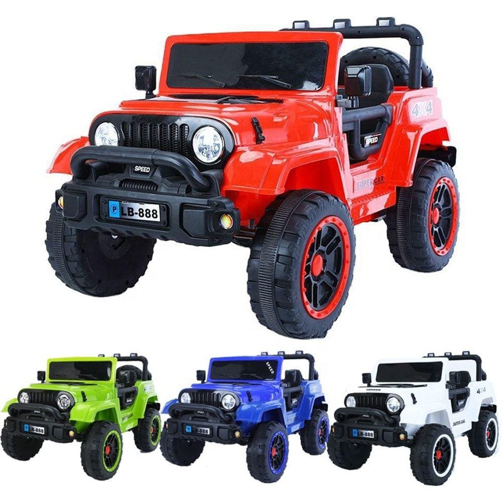 Carrinho Elétrico Infantil Jipe Willys 4x4 Com Controle Remoto Inbra