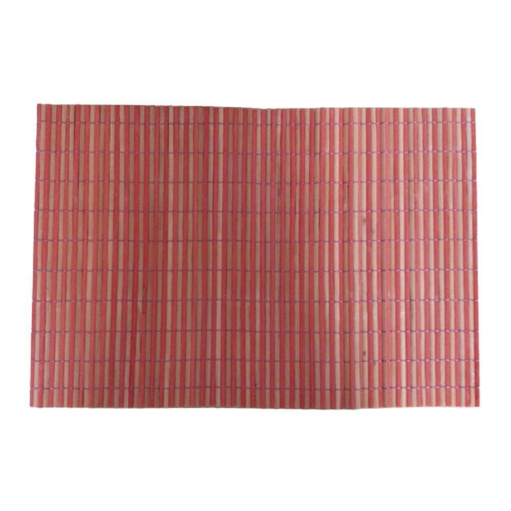 Jogo Americano De Cozinha 30 Cm X 40 Cm De Bambu Com 4 Peças