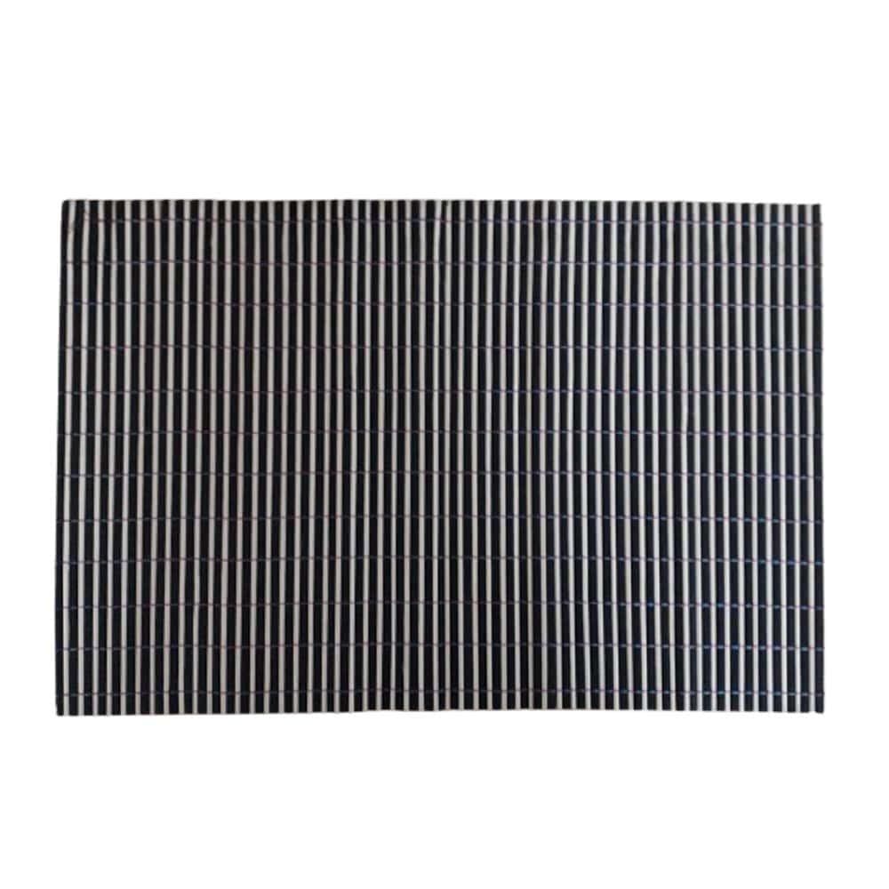 Jogo Americano De Cozinha 30 Cm X 40 Cm De Bambu Com 4 Peças