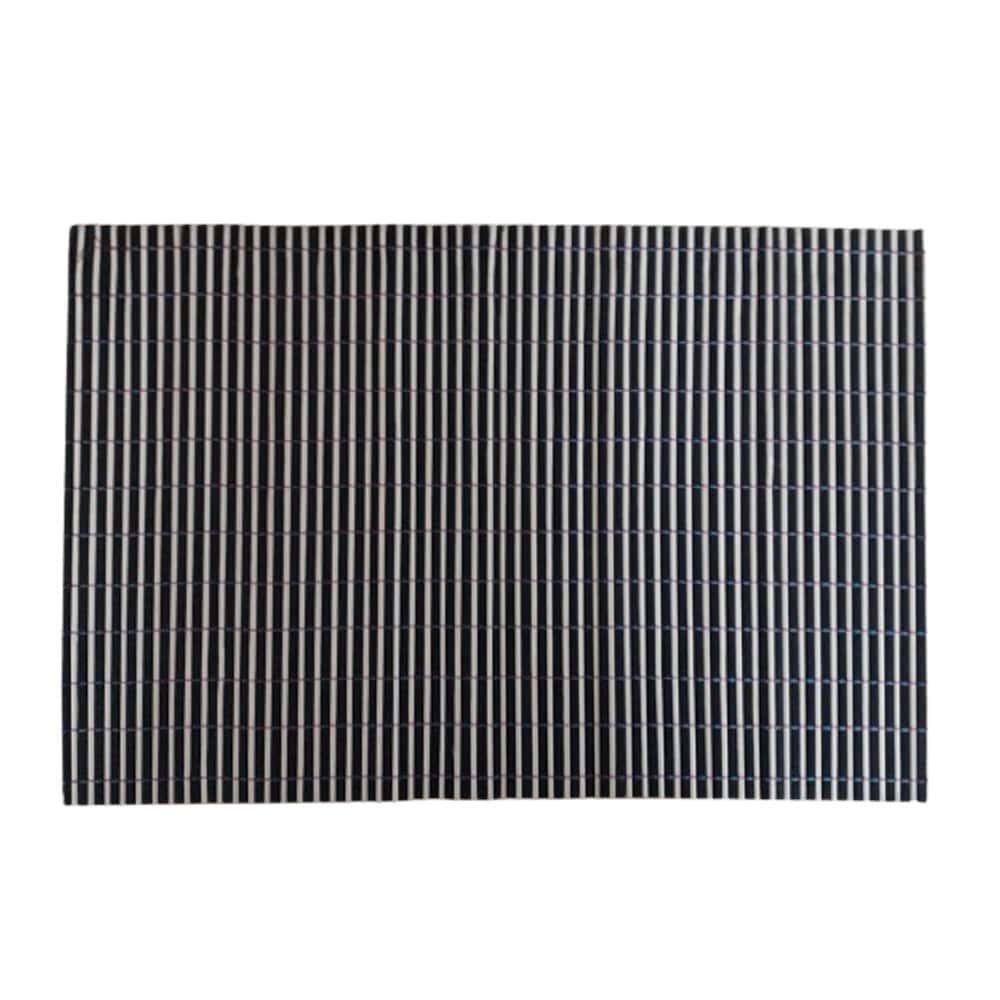 Jogo Americano De Cozinha 30 Cm X 40 Cm De Bambu Com 4 Peças