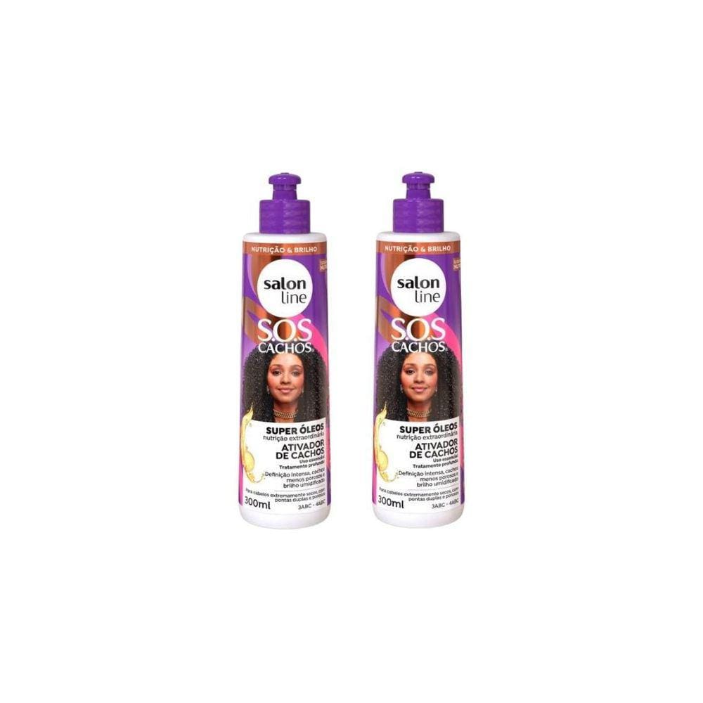 Ativador De Cachos Salon Line 300Ml Nutritivo - Kit C/2Un