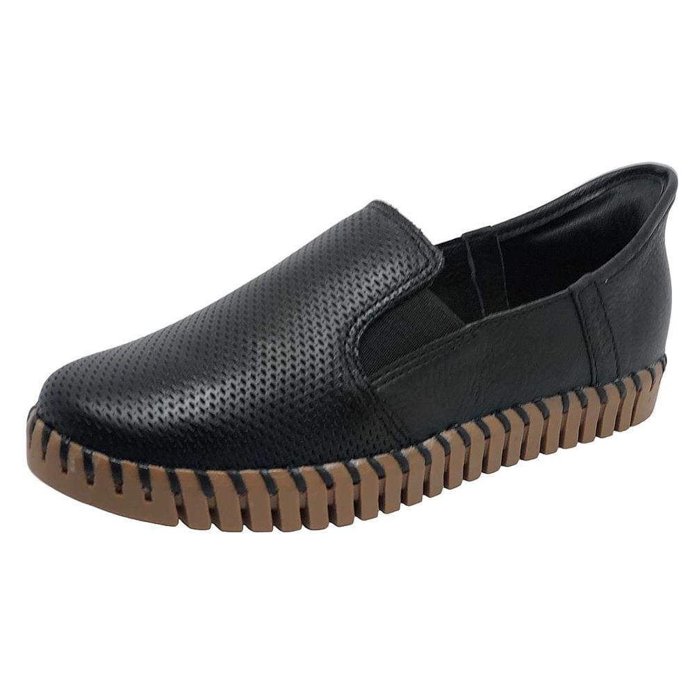 Tenis Feminino Couro Conforto Slip-in Casual Bottero 354350