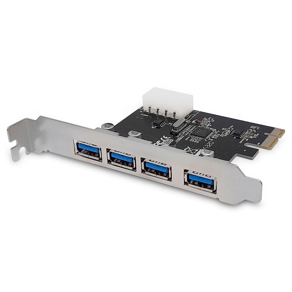 Placa PCI-E Controladora F3, 4 Portas USB 3.0 - JC-PCI-3.0