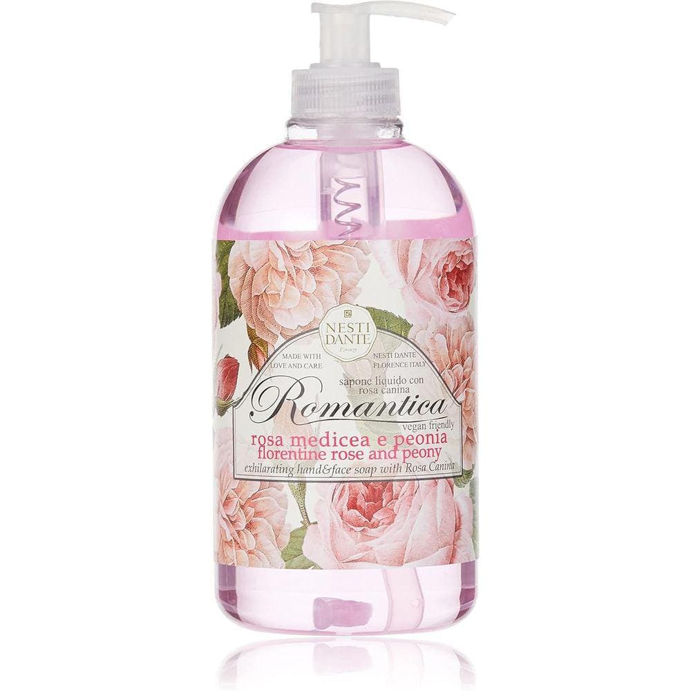 Sabonete Líquido Nesti Dante Romântica Rosa Midicea e Peônia 500ml