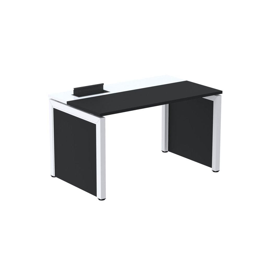 Escrivaninha para Escritório 120x79,2 Pscpp120 Preto/Branco