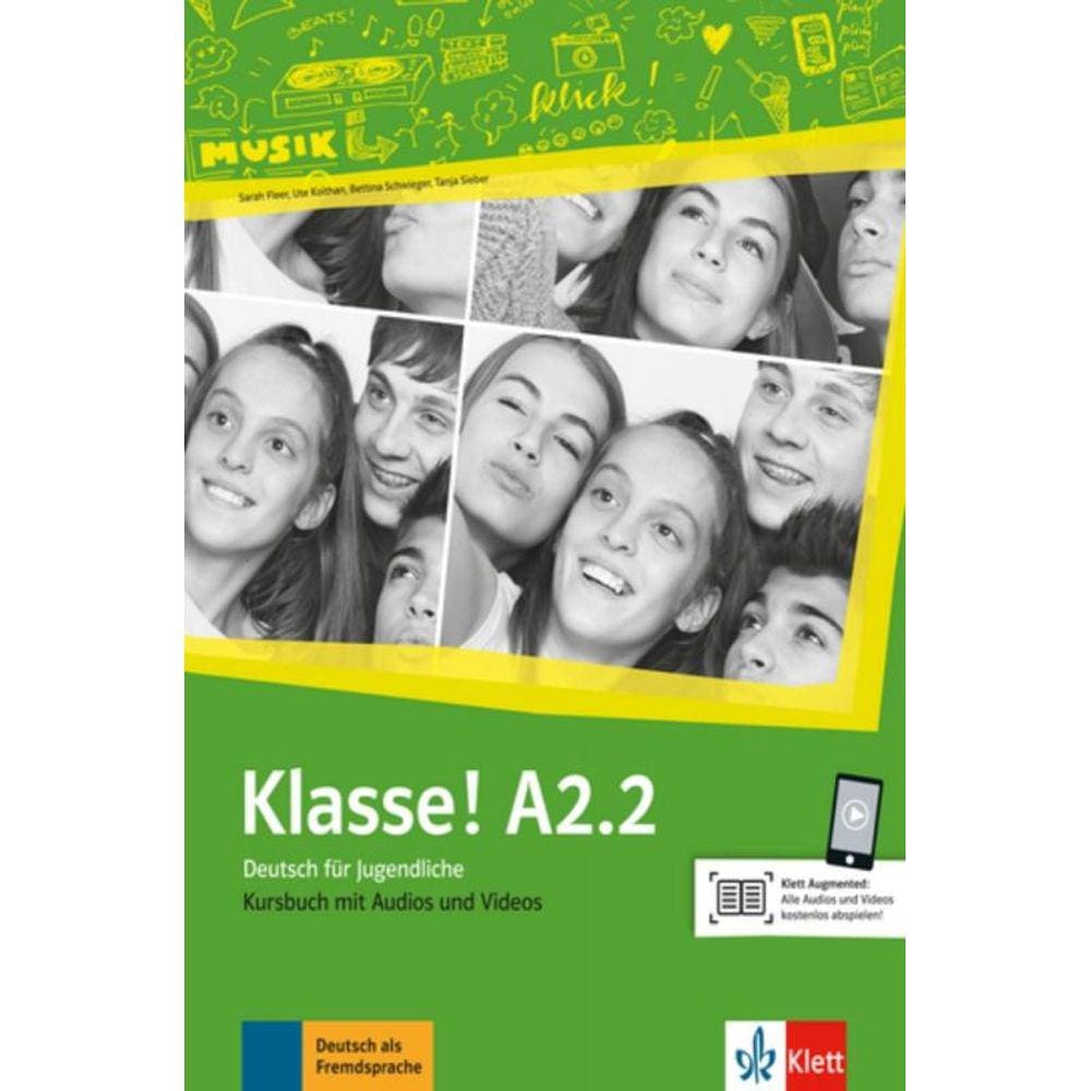 Klasse!, kursbuch mit audios und videos - A2.2