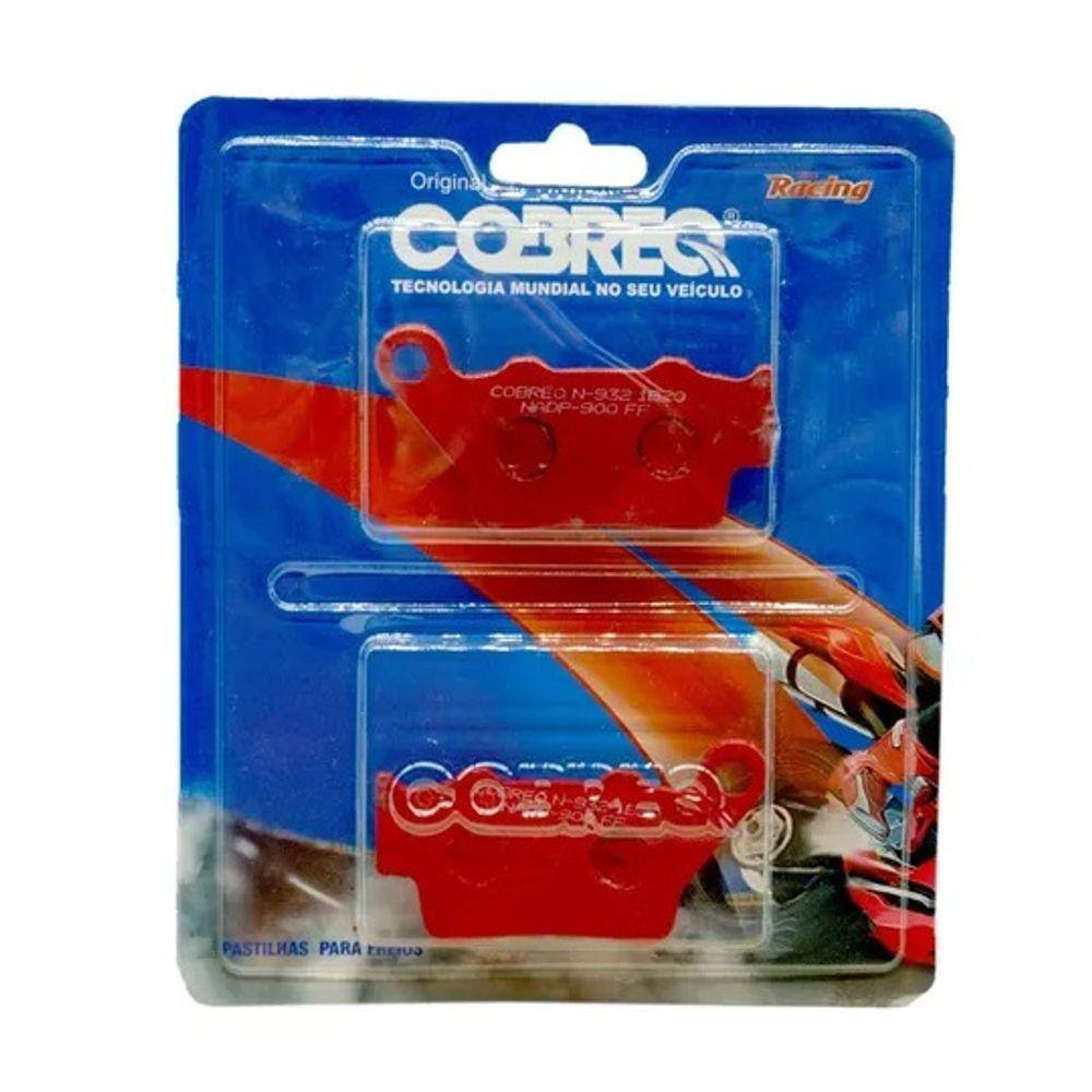 Pastilha Freio Traseiro Cobreq(N-932) Cb500/Xt660/Bmw650/Bmw125