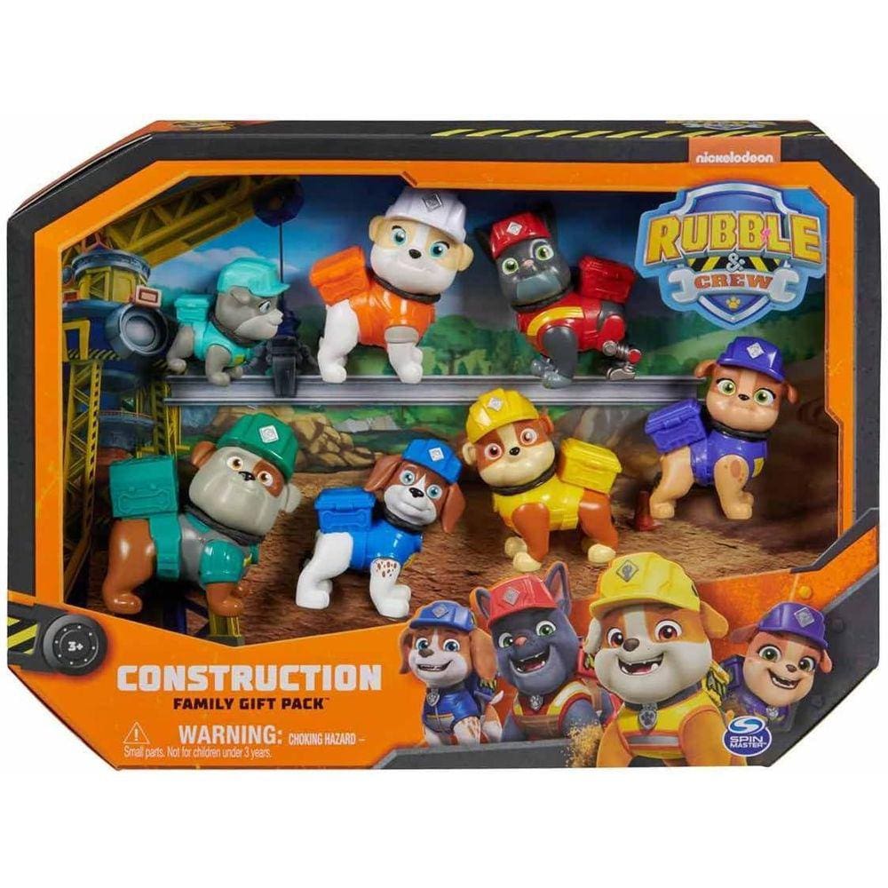 Patrulha Canina Rubble E Crew Construção 7 Figuras Sunny