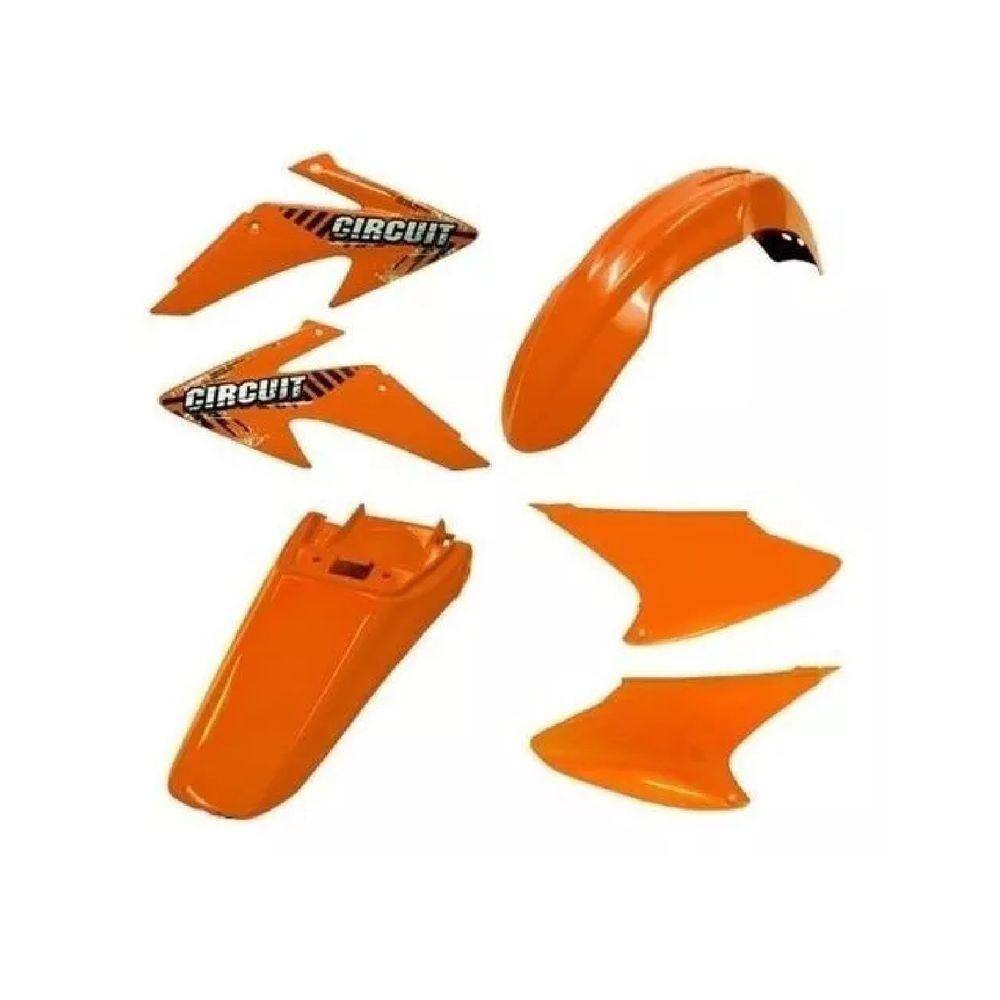 Kit Plastico Circuit (6 Pecas ) Crf 230 2008-2014 Laranja