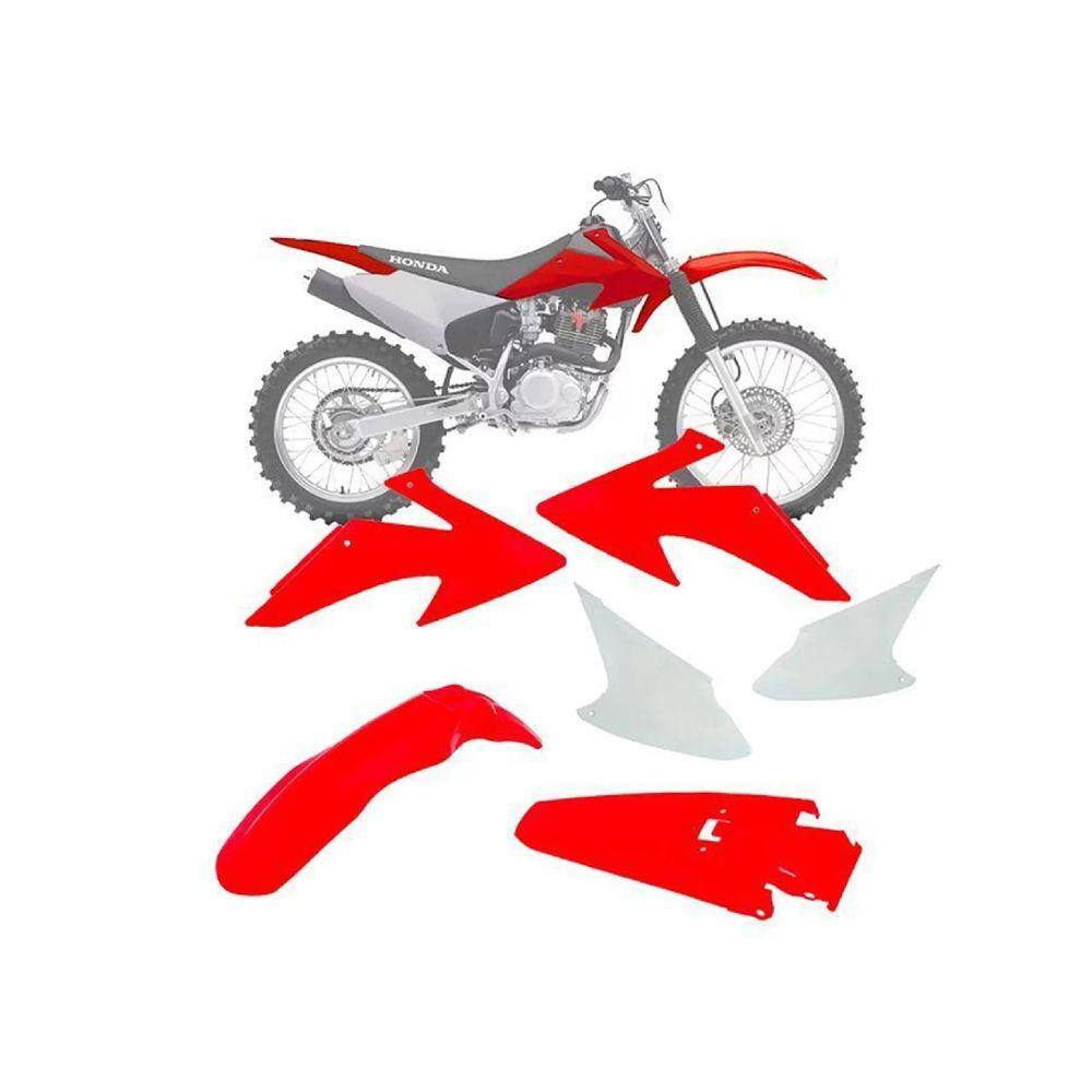 Kit Plastico Protork (6 Pecas ) Crf 230 2008-2014 Vermelho
