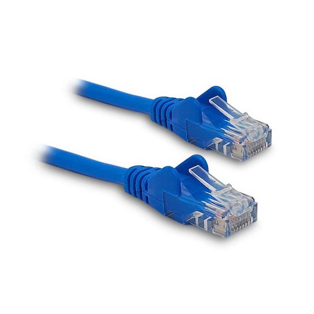 Cabo De Rede Patch Cord Cat5e Gv Brasil, Rj45, 2m, Azul - Cbr.002