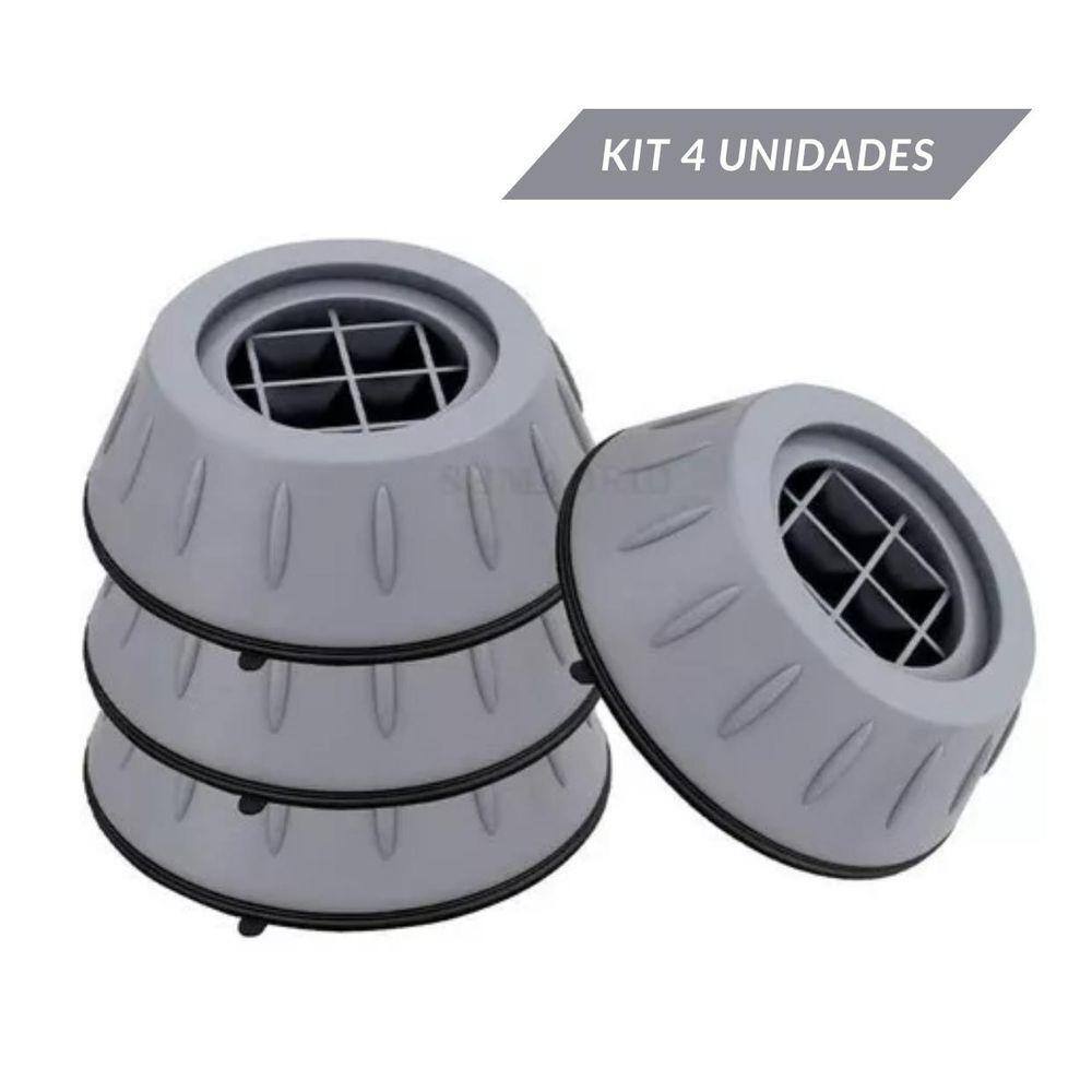 Kit 4 Suportes Para Maquina De Lavar Geladeira Mesa Novidade