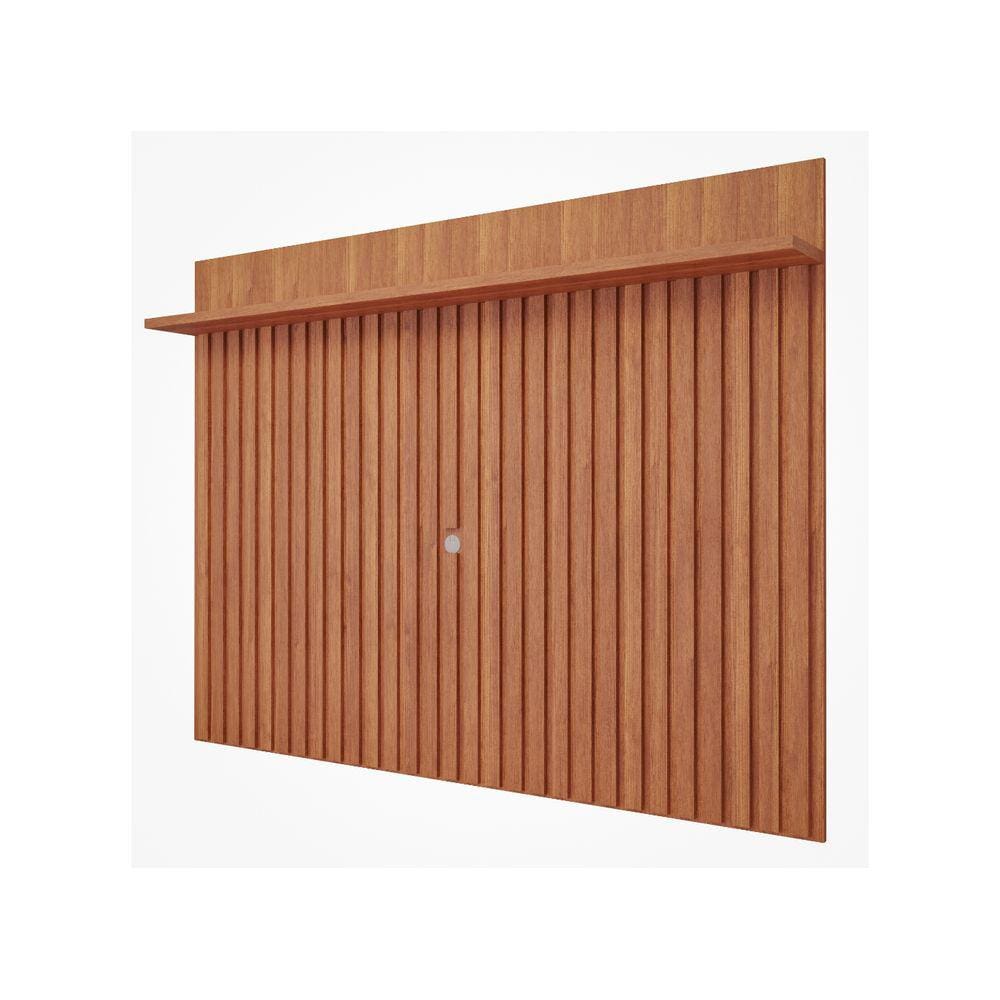 Painel Ripado Permobili Trend MDF com prateleiras