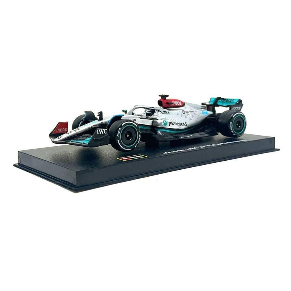Miniatura Fórmula 1 Mercedes Benz W13 E Performance - AMG Petronas - #63 George Russel (2022) - 1:43 - Burago - C/ Acríl
