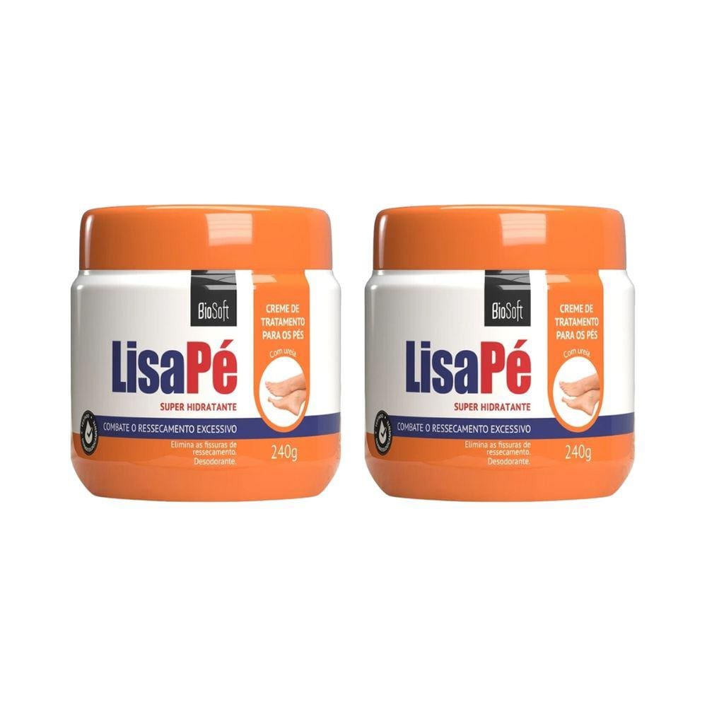 Creme Para os Pés Bio Soft Lisa Pé 240g - Kit C/ 2un