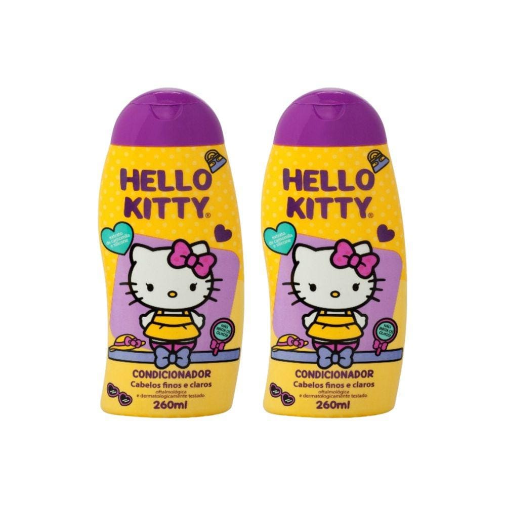 Condicionador Cia da Natureza Hello Kitty Claros 260ml - 2un