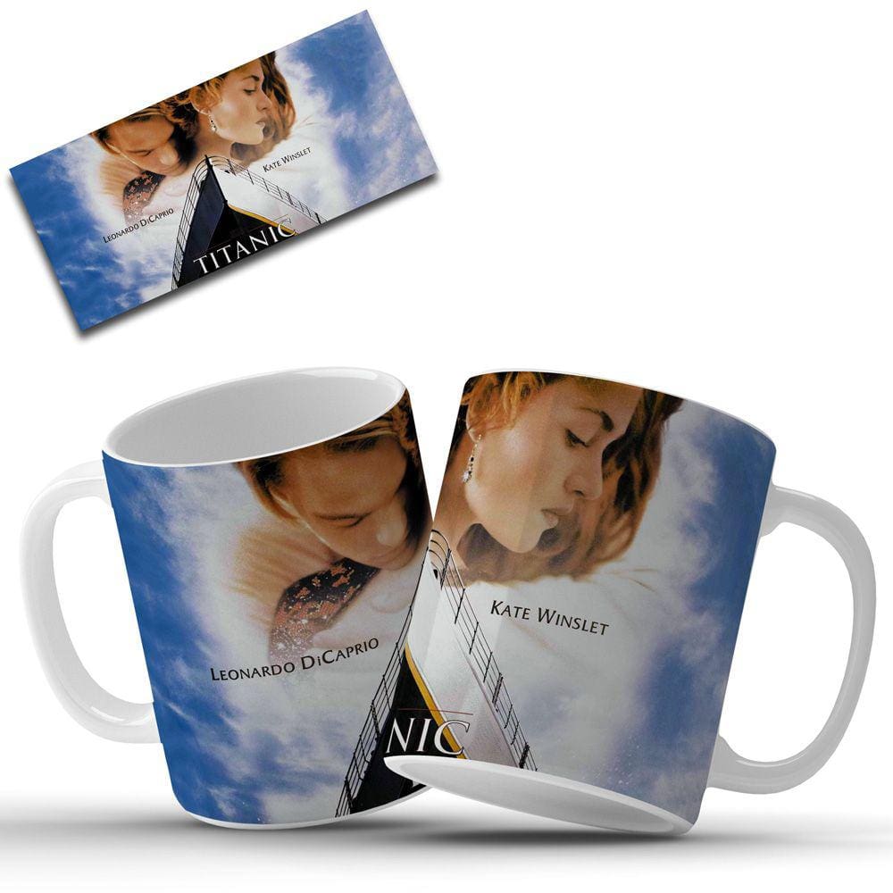 Caneca Do Titanic Personalizada em Cerâmica 325ML