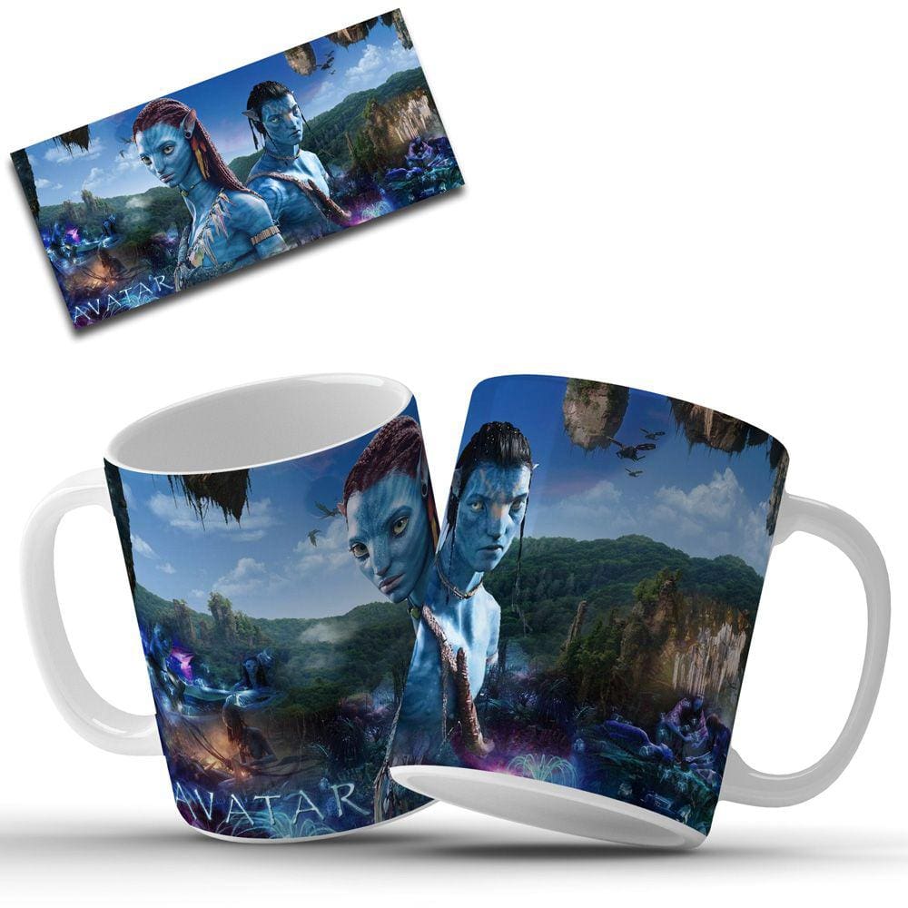 Caneca Avatar Personalizada em Cerâmica 325ML