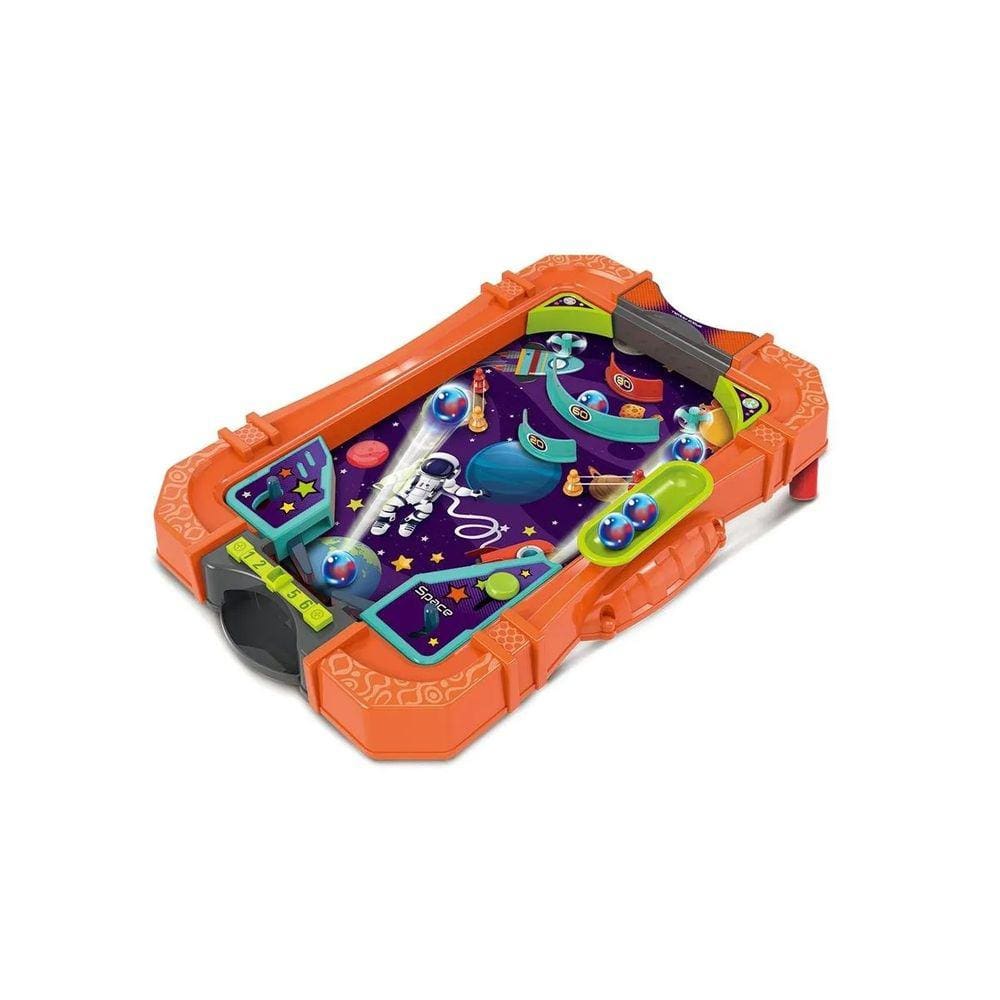 Brinquedo Jogo Space Pinball Personalizavél com Alavancas Multikids BR2014