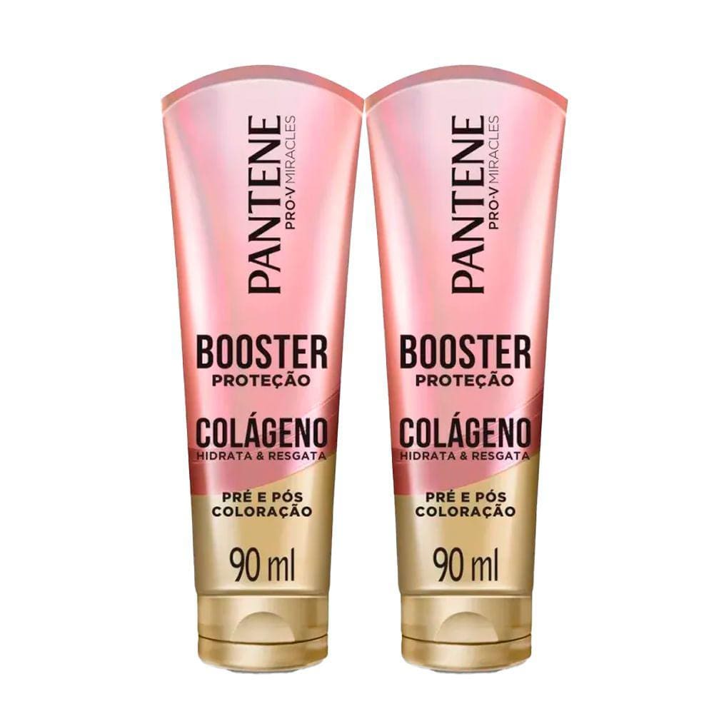 Kit Booster De Proteção Pantene Colágeno Pré e Pós Coloração 90ml - 2 Unidades