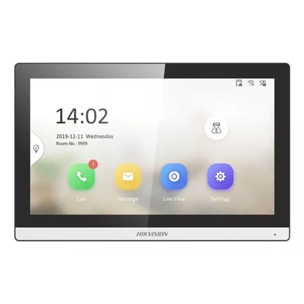 Tela Vídeo Porteiro Ip Hikvision Ds-kh6350-wte1 Wifi 110/220