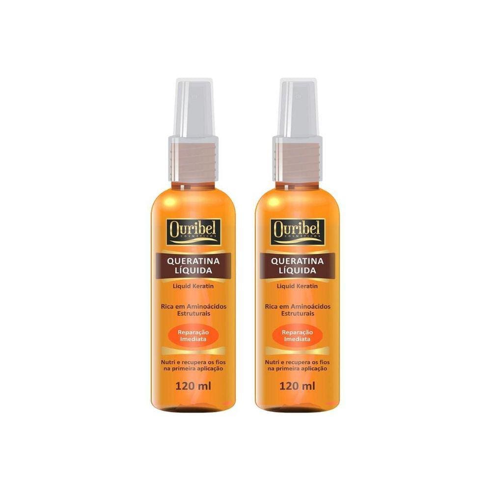 Queratina Liquida Ouribel 120Ml - Kit Com 2Un