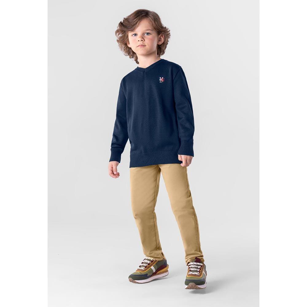 Suéter Tricô Infantil Menino Mundi
