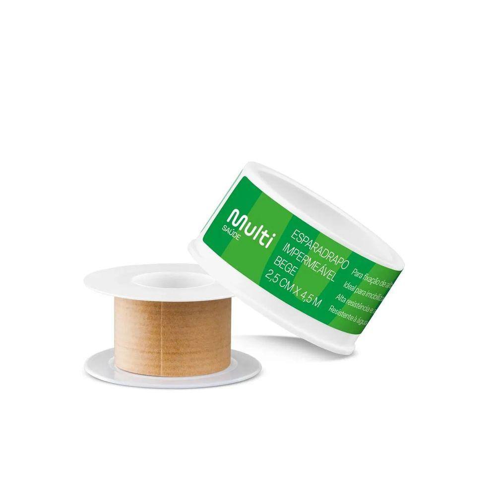Esparadrapo Curativo Impermeável 2,5cmx4,5m Free Latex Multi HC673